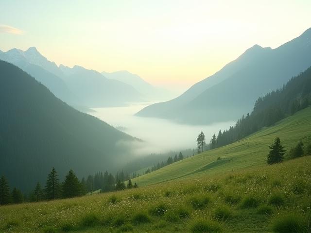 शांत प्राकृतिक दृश्य ध्यान रिट्रीट के लिए